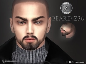 Sims 4 — BEARD Z36 by ZENX — -Base Game -All Age -For Female -2 colors -Works with all of skins -Compatible with HQ mod