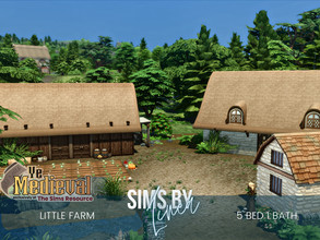 Sims 4 — Ye Medieval - Little Farm by SIMSBYLINEA — Ye Medieval - Living on this farm makes you very lucky in these