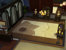 Sims 4 — Carpet for the living room by Tishina66 — Soft, fluffy carpet for the bedroom or living room