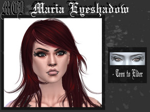Sims 4 — Maria Eyeshadow by MaruChanBe2 — Cute eyeshadow for your goth cuties <3