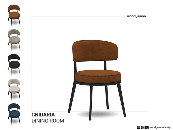 Sims 4 — Cnidaria Dining Chair by wondymoon — Cnidaria Dining Room - Dining Chair Wondymoon Sims 4 Creations | 2023
