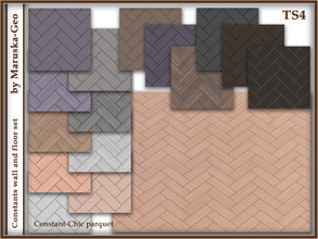 Sims 4 — M-Geo [floor Constant-Chic] parquet by Maruska-Geo — parquet - 15 colors