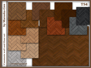 Sims 4 — M-Geo [floor Constant] parquet by Maruska-Geo — parquet - 14 colors