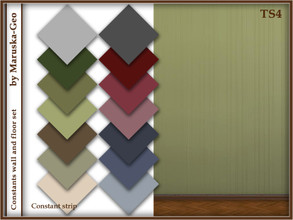Sims 4 — M-Geo [wall Constant] strip by Maruska-Geo — wall - 14 colors