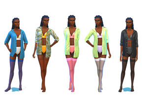 Sims 4 — Styled look - Sleepwear by Terah — This content offers a new styled look that will be added to your game, to