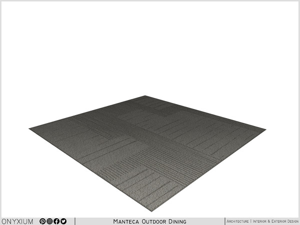 Sims 4 — Manteca Rug by Onyxium — Onyxium@TSR Design Workshop Outdoor & Garden Collection | Belong To The 2023 Year