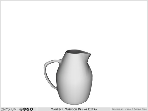 Sims 4 — Manteca Jug Of Coffee by Onyxium — Onyxium@TSR Design Workshop Outdoor & Garden Collection | Belong To The