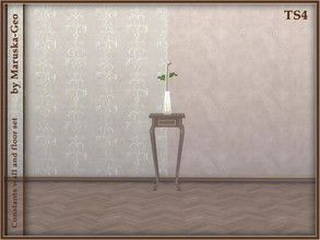 Sims 4 — Constants wall and floor set by Maruska-Geo — the set includes two types of parquet and four types of walls