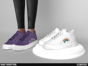 Sims 4 — 998 - Sneakers (Female) by ShakeProductions — Shoes/Sneakers HQ Compatible New Mesh All LODs Handpainted 18