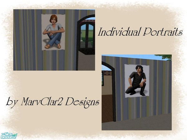 Sims 2 — Individual Portraits by marvclar2 — by MarvClar2 Designs