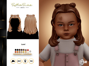 Sims 4 — Lumi Hairstyle (Toddler) by sehablasimlish — Hope you like it and enjoy it. Toddler All Maps All lods Hat