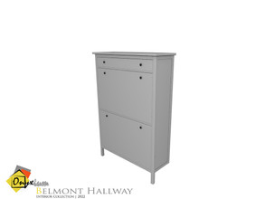 Sims 3 — Belmont Shoe Cabinet With Two Compartments by Onyxium — Onyxium@TSR Design Workshop Hallway Collection | Belong