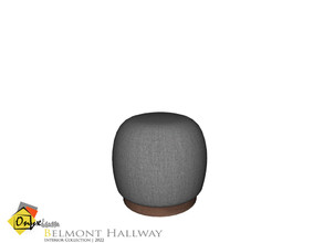 Sims 3 — Belmont Pouf by Onyxium — Onyxium@TSR Design Workshop Hallway Collection | Belong To The 2023 Year