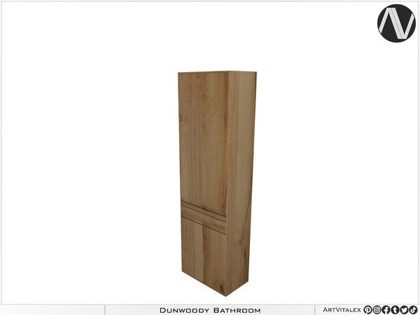 Sims 4 — Dunwoody Wall Cabinet by ArtVitalex — Bathroom Collection | All rights reserved | Belong to 2023 ArtVitalex@TSR