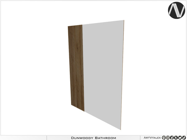 Sims 4 — Dunwoody Mirror by ArtVitalex — Bathroom Collection | All rights reserved | Belong to 2023 ArtVitalex@TSR -