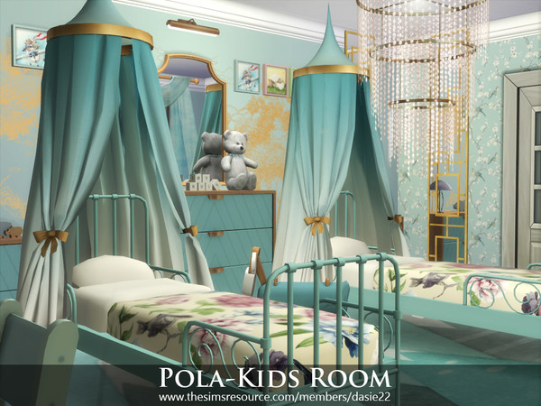 Sims 4 — Pola-Kids Room by dasie22 — Pola-Kids Room is a lovely room in a traditional style. Please, use code