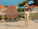 Sims 4 — Pregnancy Pose Pack 2.0 by tamararoberts — Another Pose Pack for your pregnant sims! - 4 separate poses - All in