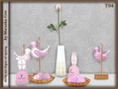 Sims 4 — decor set Signs of spring by Maruska-Geo — the Easter decor set consists of a general composition and four