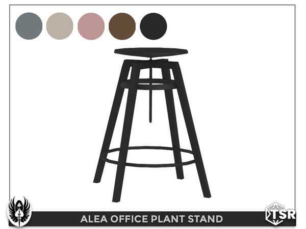 Sims 4 — Alea Office Plant Stand by nemesis_im — Plant Stand from Alea Office Set - 5 Colors - Base Game Compatible