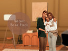 Sims 4 — Infant Pose Pack by tamararoberts — A Pose pack for your new Infants! - 4 separate poses - Highlighted Sims for