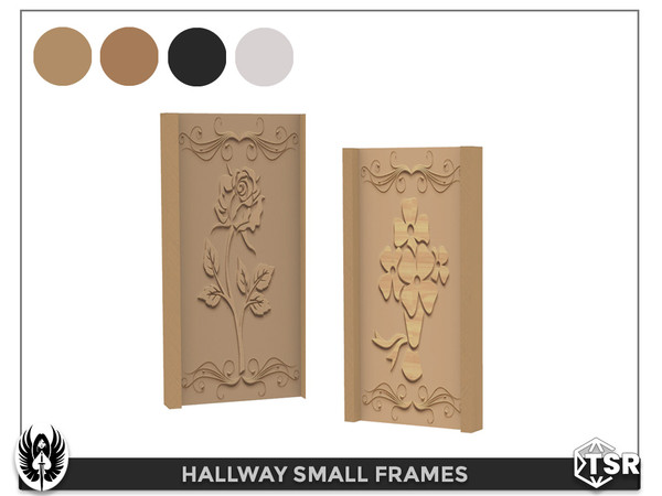 Sims 4 — Hallway Small Frames by nemesis_im — Small Frames from Hallway Set - 4 Colors - Base Game Compatible