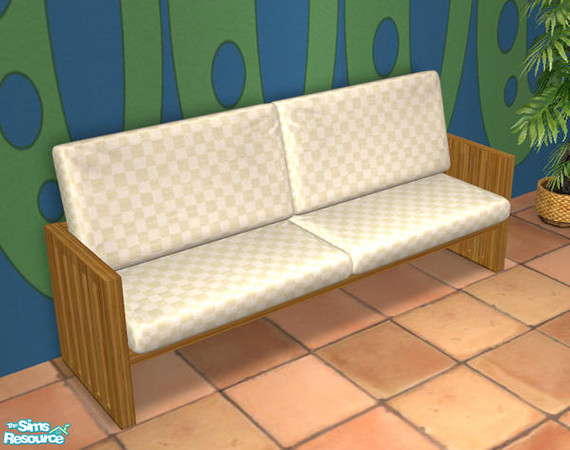 Sims 2 — Pinewood Sofa - RCw7 by NoFrills — Recolor of the WOOD FRAME of pinewood sofa.