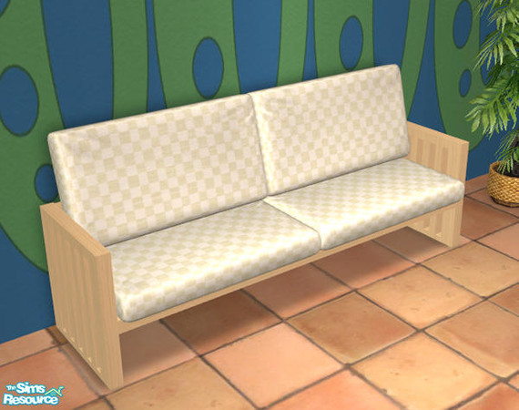 Sims 2 — Pinewood Sofa - RCw5 by NoFrills — Recolor of the WOOD FRAME of pinewood sofa.