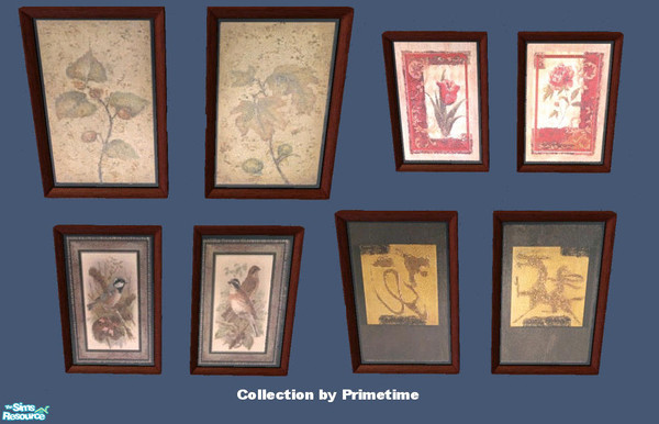 Sims 2 — PT An Anonymous Masterpiece Set by Primetime024 — This set contains 4 paintings done on An Anonymous