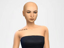 Sims 4 — Karma Collar Bone Tattoo by SS_Tattoos — a collar bone tattoo