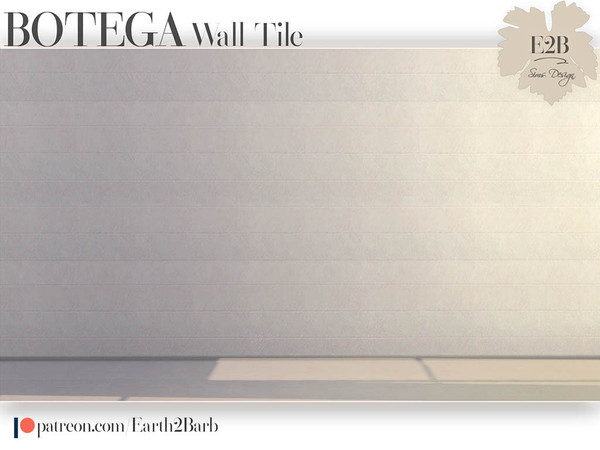 Sims 4 — Botega Wall Tile by Earth2Barb — Everyday wall tiles for your sim home!