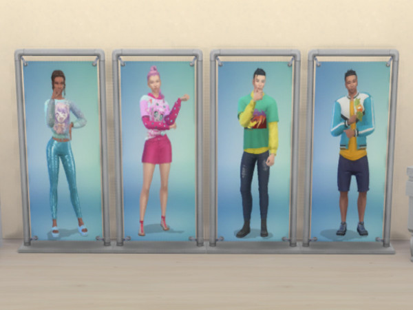 Sims 4 — My Sims Photos by yuxmara2710 —  My Sims Photos [Snowy Escape Generally Enthusiastic Canvas Signs]