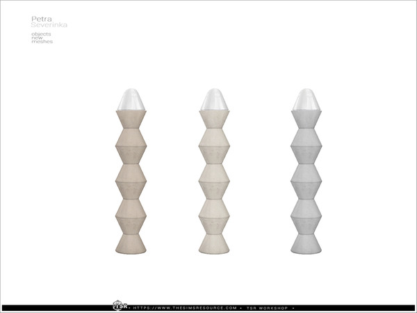 Sims 4 — Petra - floor lamp by Severinka_ — Floor lamp From the set 'Petra living room' Build / Buy category: Lighting /