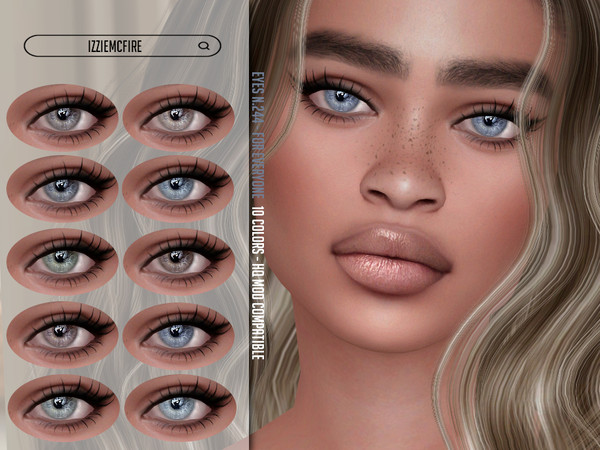 Sims 4 — IMF Eyes N.244 by IzzieMcFire — - Stand alone item with thumbnail - 10 colors - All ages and genders - HQ