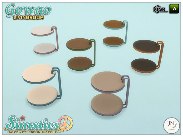 Sims 4 — Simxties Gowao living misc deco table by jomsims — Simxties Gowao living misc deco table. area misc deco in game