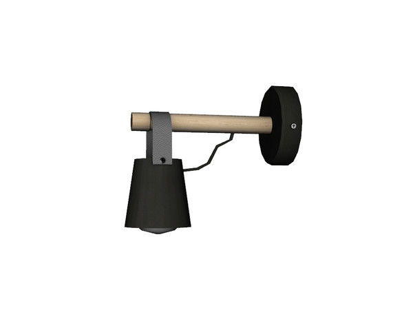 Sims 4 — Lillith Bedroom Light by Angela — Lillith Bedroom Light. Walllight in Steel and Wood can suit any room really.