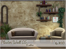 Sims 4 — Plaster Wall 05 by Mircia90 — Plaster wall in 6 colors.