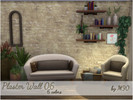 Sims 4 — Plaster Wall 06 by Mircia90 — Destroyed plaster wall with visible bricks in 6 colors. Pattern by Mircia90