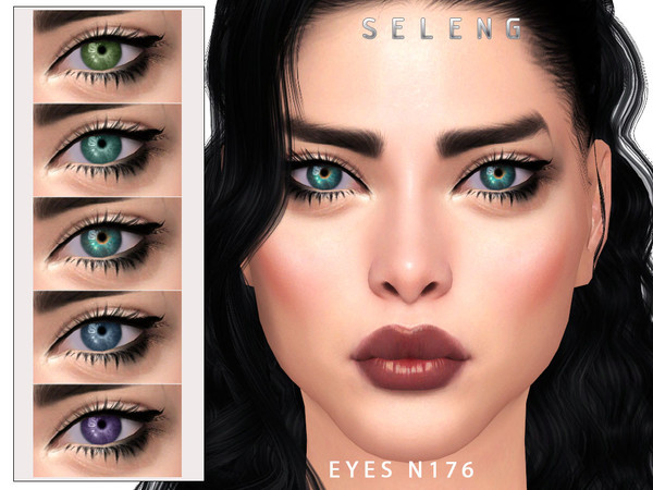 Sims 4 — Eyes N176 by Seleng — HQ compatible eyes with 13 colours. Allowed for all the ages. Enjoy!