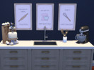 Sims 4 — Simlish Kitchen Prints by thelilplum — BGC Uses EA Frame Bedroom Similish Prints - Whip it real good - They see