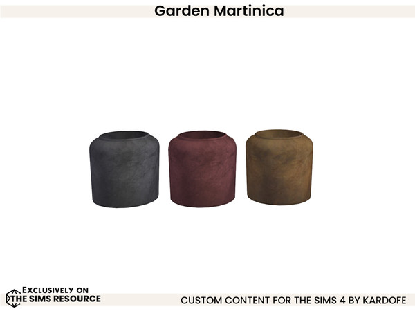 Sims 4 — kardofe_Garden Martinica_Vase 1 by kardofe — Large vase, in three colour options.