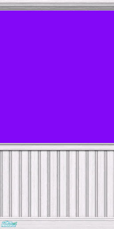 Sims 2 — Violet Paint in White Wood by Shimona70 — Violet paint with white wood trim.