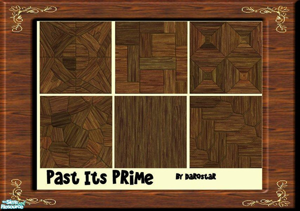Sims 2 — Past Its Prime Wooden Floors by TSR Archive — These wooden floors were sitting in an abandoned warehouse for