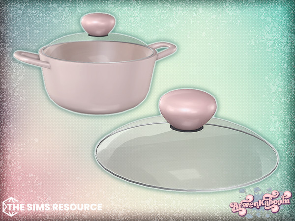 Sims 4 — Culinique - Stockpot Lid by ArwenKaboom — Base game item in multiple recolors. Find them all by searching