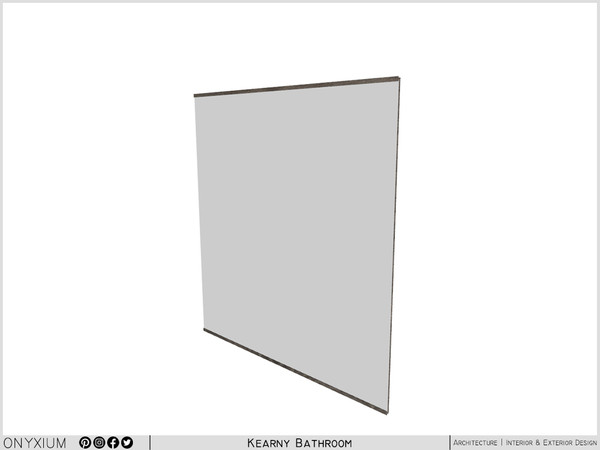 Sims 4 — Kearny Mirror by Onyxium — Onyxium@TSR Design Workshop Bathroom Collection | Belong To The 2023 Year