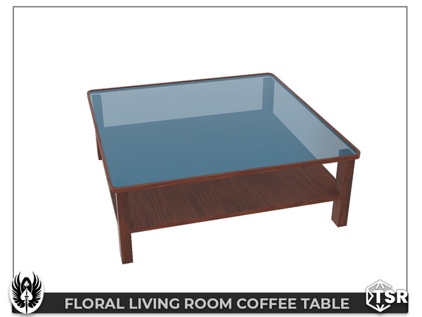 Sims 4 — Floral Living Room Coffee Table by nemesis_im — Coffee Table from Floral Living Room Set - 1 Colors - Base Game