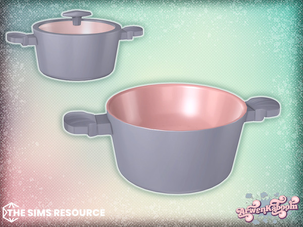 Sims 4 — Culinique - Stockpot 2 by ArwenKaboom — Base game object in multiple recolors. Find all items by searching