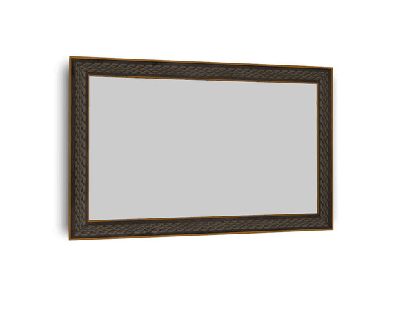 Sims 4 — Safari Living Mirror by Angela — Large Wooden framed mirror for your rooms. 