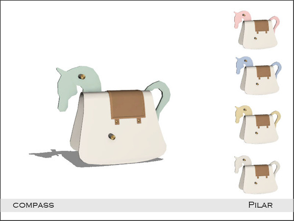 Sims 4 — Compass HorseSculpture by Pilar — Compass HorseSculpture