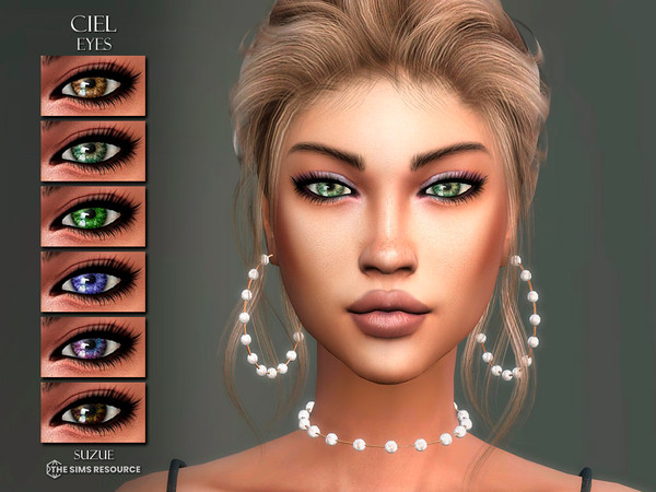 Sims 4 — Ciel Eyes N34 by Suzue — -10 Swatches -Facepaint Category -For all Ages and Genders -HQ Compatible