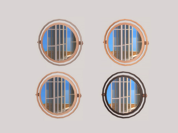 Sims 4 — Bedroom Arya Wall Mirror by ung999 — Bedroom Arya Wall Mirror Color Options : 4